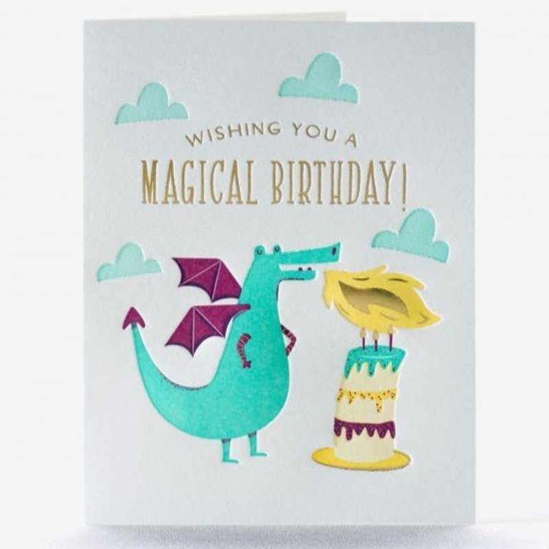 Dragon Candle Card