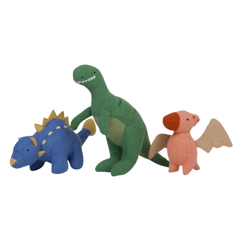 Holdie Prehistoric Animals – Set of 3 by Olli Ella