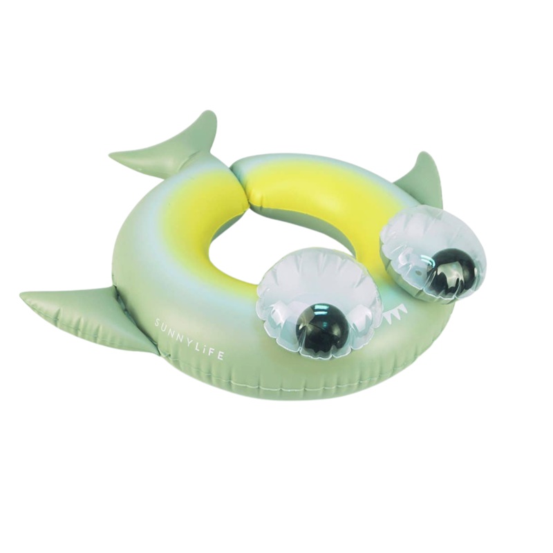 Kiddy Pool Ring Shark Tribe – Khaki by Sunnylife