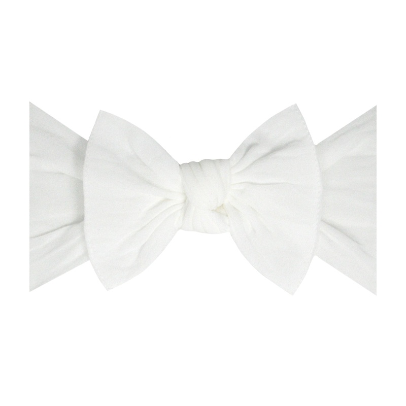 Knot Headband – White by Baby Bling