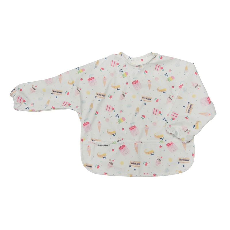 Long Sleeve Waterproof Bib – Sweet Treats by Loulou Lollipop
