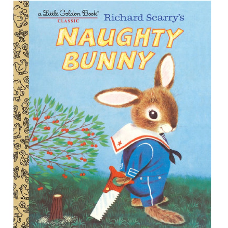Richard Scarry’s Naughty Bunny – Little Golden Book