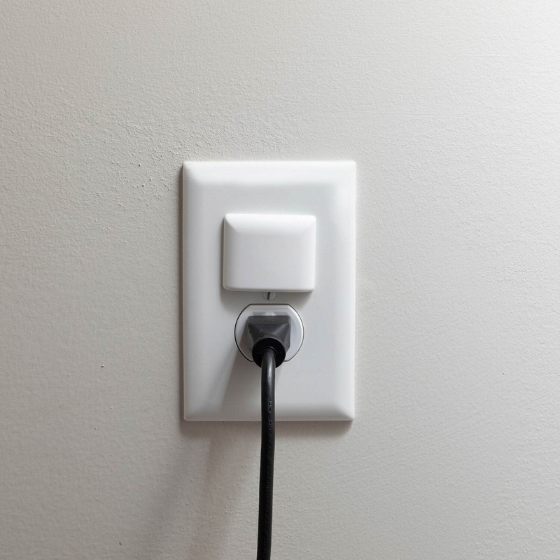 Stay Put Single Outlet Plug – White 12 Pack by Qdos