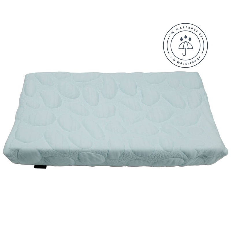 Waterproof Pebble Changing Pad – Frost by Nook Sleep Systems