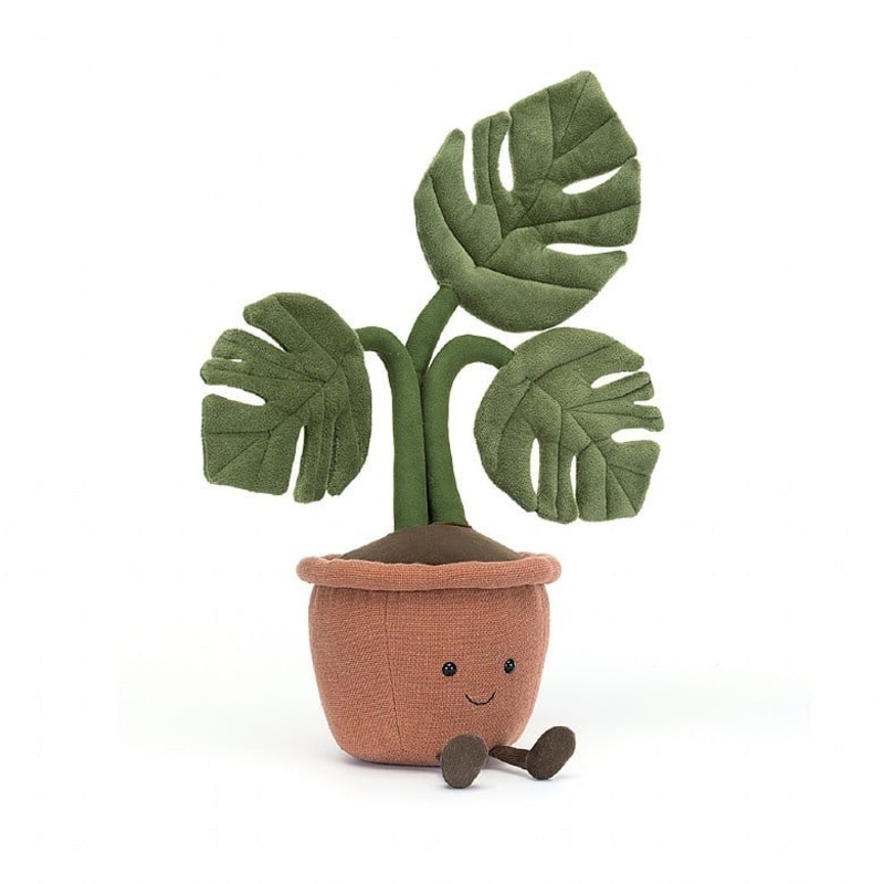 Amuseables Monstera Plant – 17 Inch by Jellycat