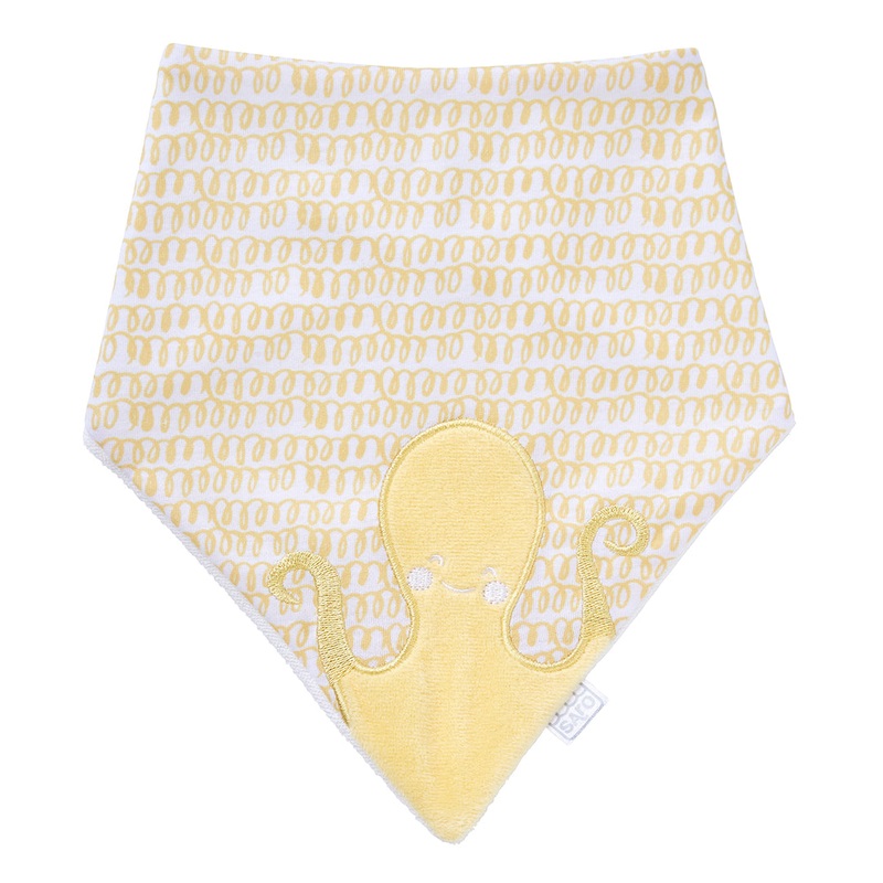 Animal Bib – Octopus Yellow by SARO