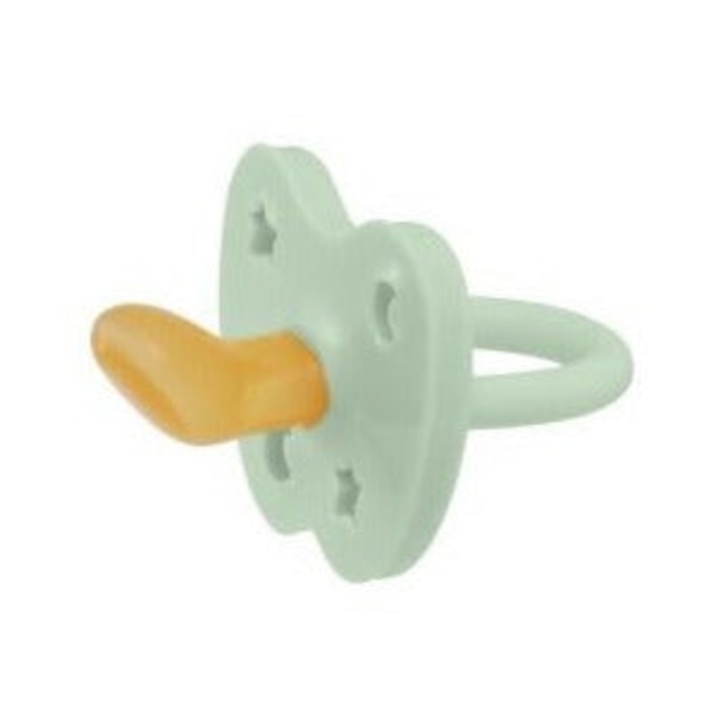 Duck Orthodontic Natural Rubber Pacifier – Mellow Mint by Hevea