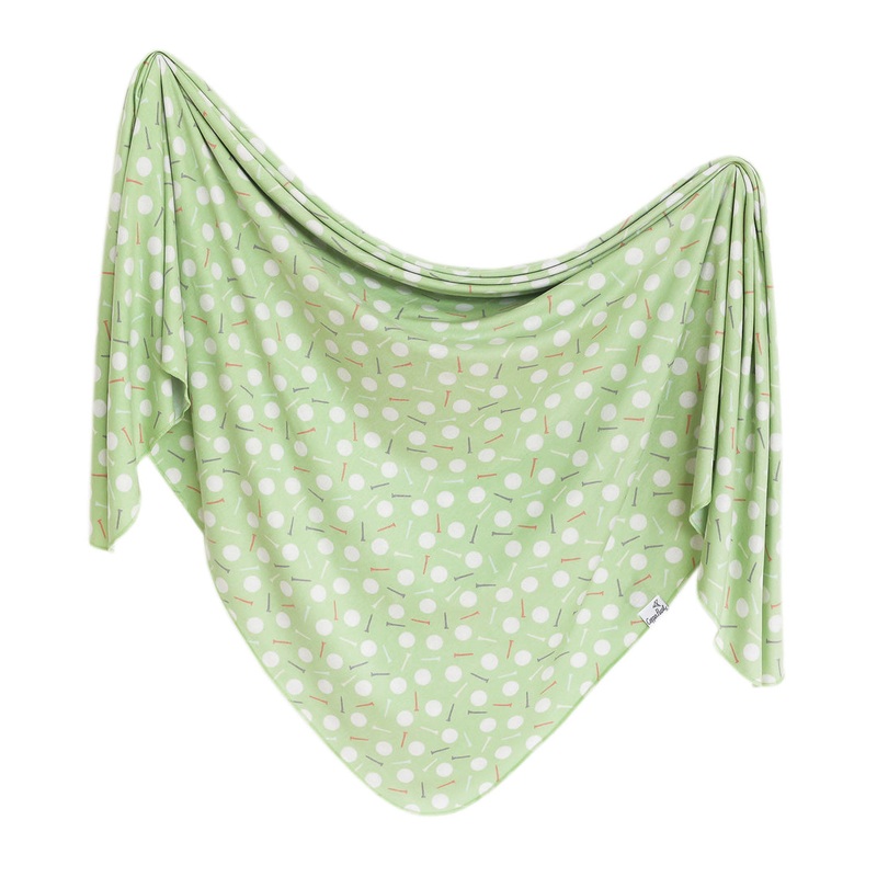 Knit Swaddle Blanket – Bogey by Copper Pearl