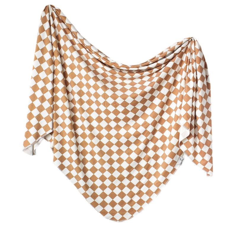 Knit Swaddle Blanket – Rad by Copper Pearl