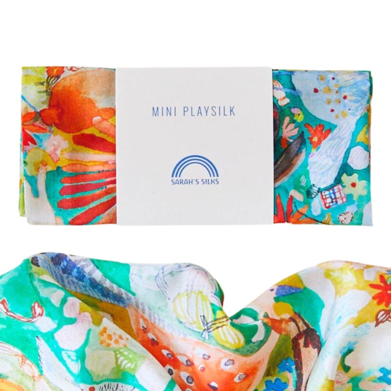 Seek & Find Playsilk -Mandala Swells by Sarah’s Silks