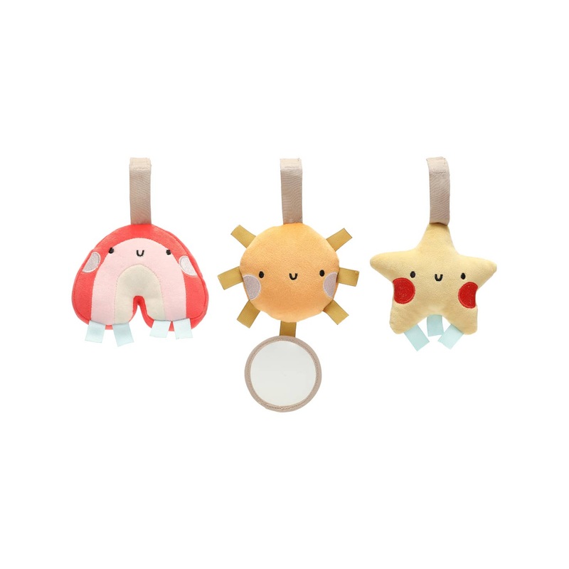 Stroller Toy Set of 3 – Rainbow by Pearhead