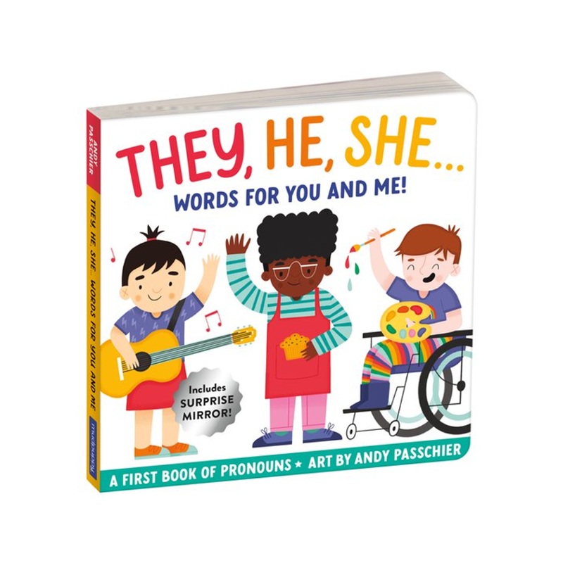 They, He, She: Words for You and Me – Board Book