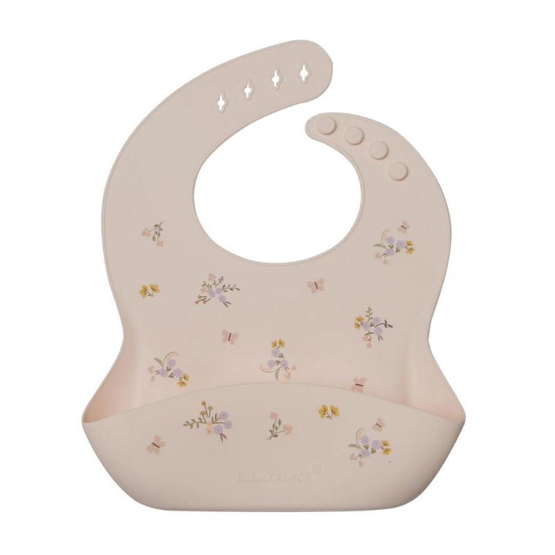 Silicone Bib – Ditsy Floral by Loulou Lollipop