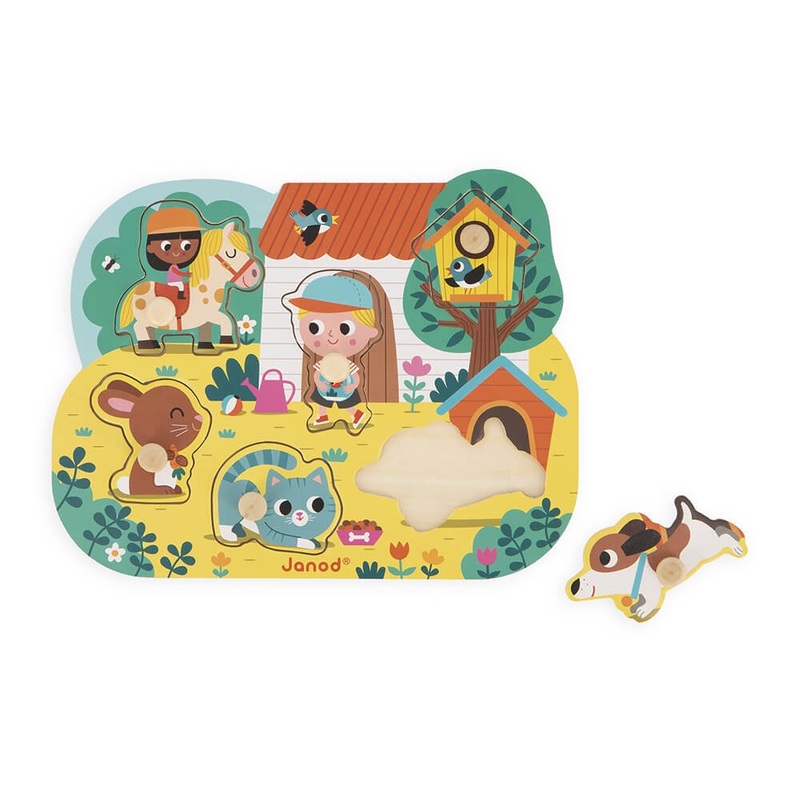 Toddler Wooden Puzzle – In the Country by Janod