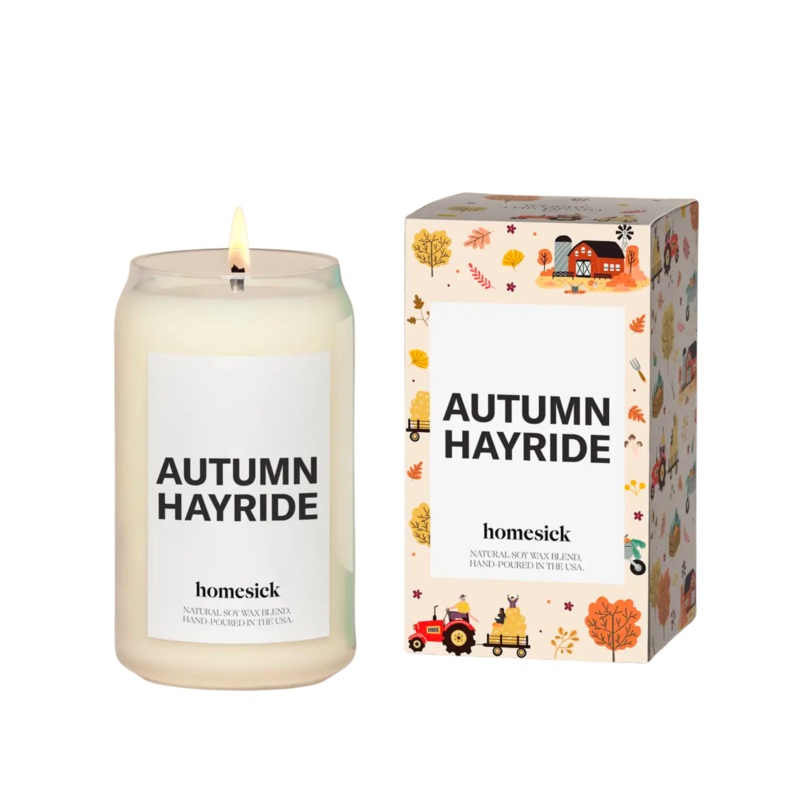 Autumn Hayride Candle by Homesick Candles