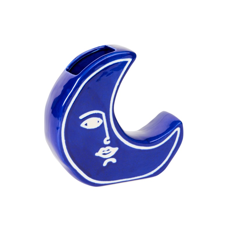 Moon Vase – Blue by DOIY