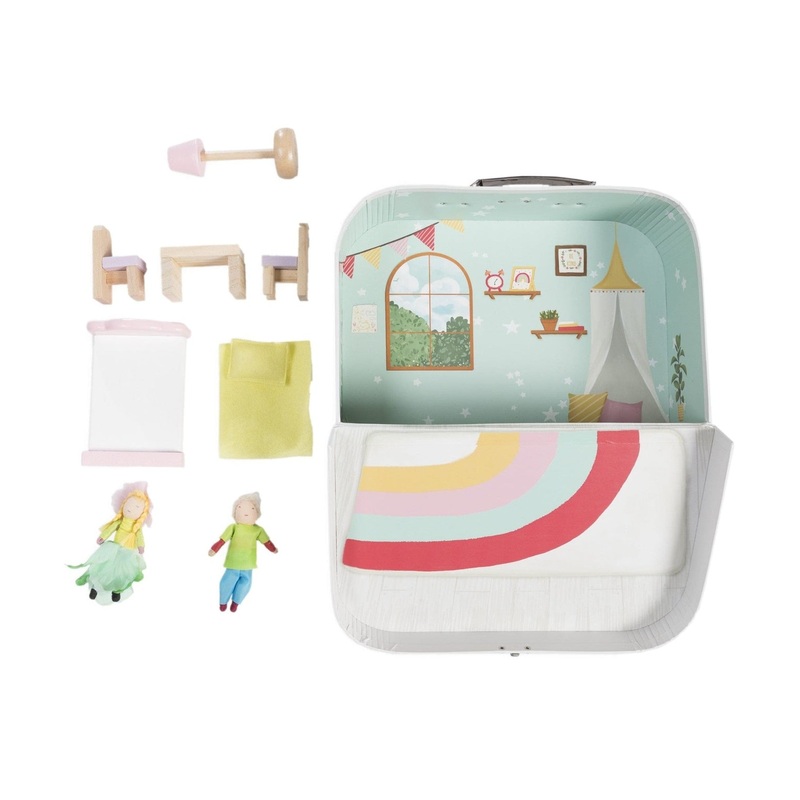 Pack & Go Dollhouse – Rainbow Cottage by HearthSong