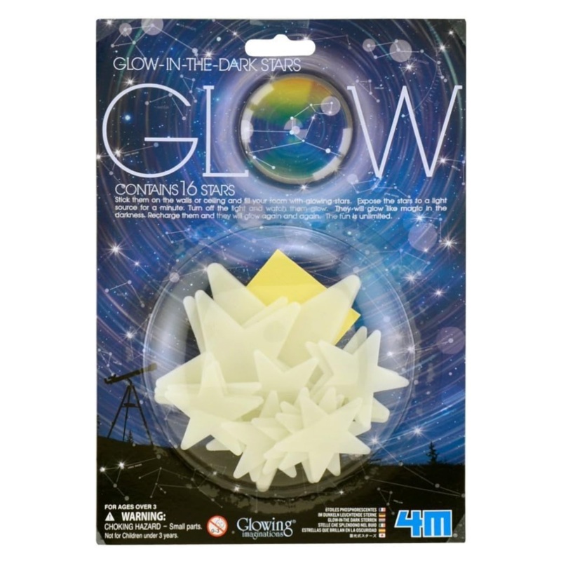 Glow in the Dark Stars – 16 Pieces by Toysmith
