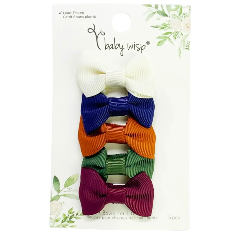 Tiny Tuxedo Bows on Snap Clips Set of 5 – Baby Blogger by Baby Wisp