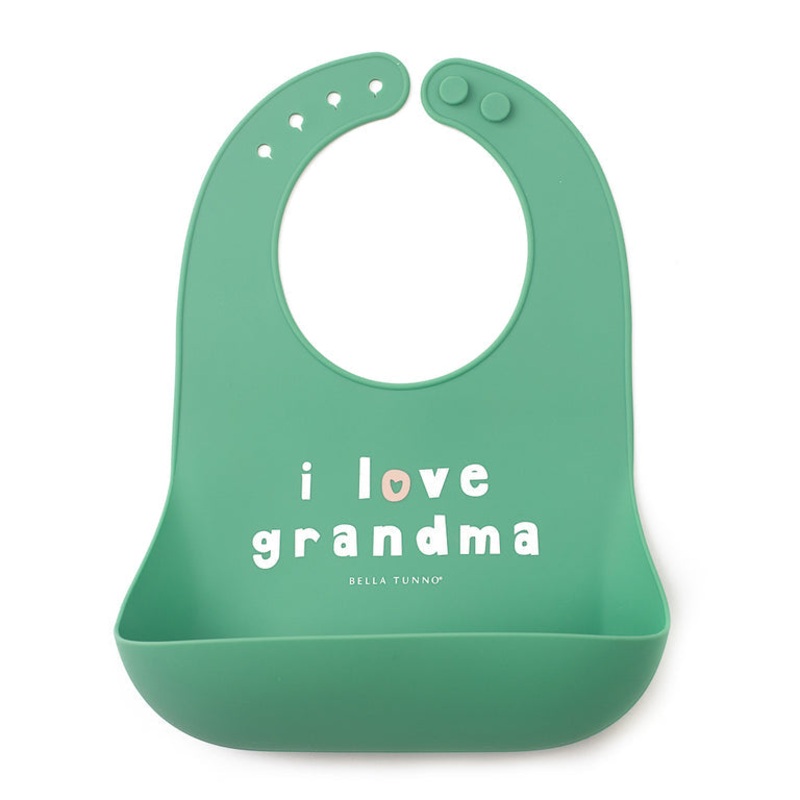 Wonder Bib – I Love Grandma by Bella Tunno