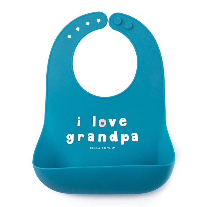 Wonder Bib – I Love Grandpa by Bella Tunno