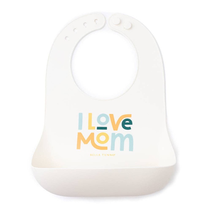 Wonder Bib – I Love Mom by Bella Tunno