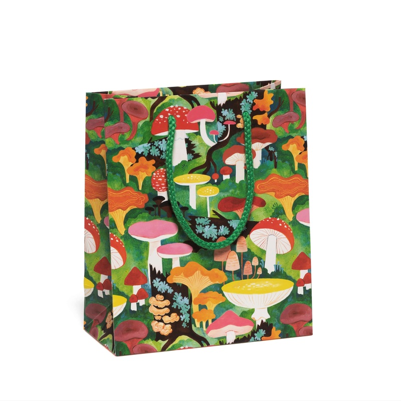 Woodland Mushrooms Gift Bag by Red Cap Cards