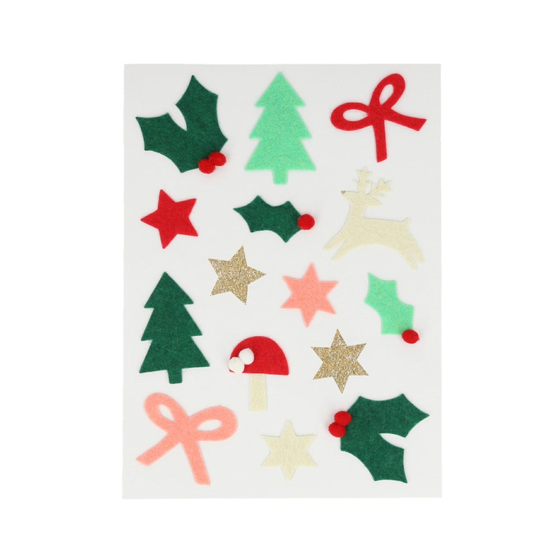 Felt Christmas Icon Stickers by Meri Meri – FINAL SALE