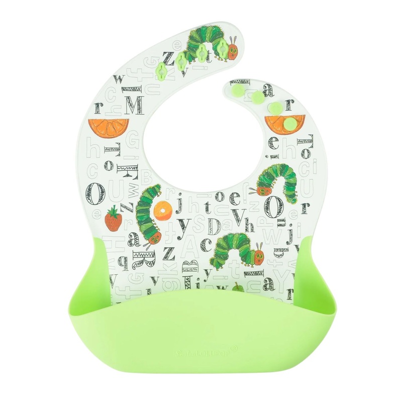 Silicone Bib – Eric Carle Alphabet by Loulou Lollipop