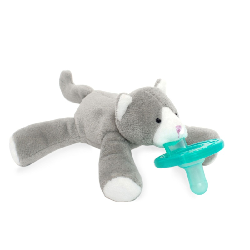 Wubbanub Animal Pacifier – Grey Kitten