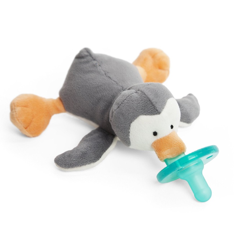 Wubbanub Animal Pacifier – Grey Penguin