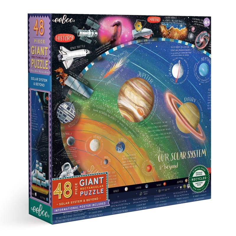 48 Piece Giant Puzzle – Solar System & Beyond by Eeboo