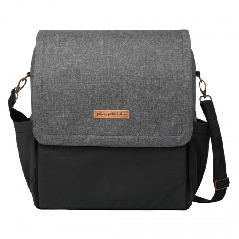 Boxy Backpack – Graphite + Black by Petunia Pickle Bottom