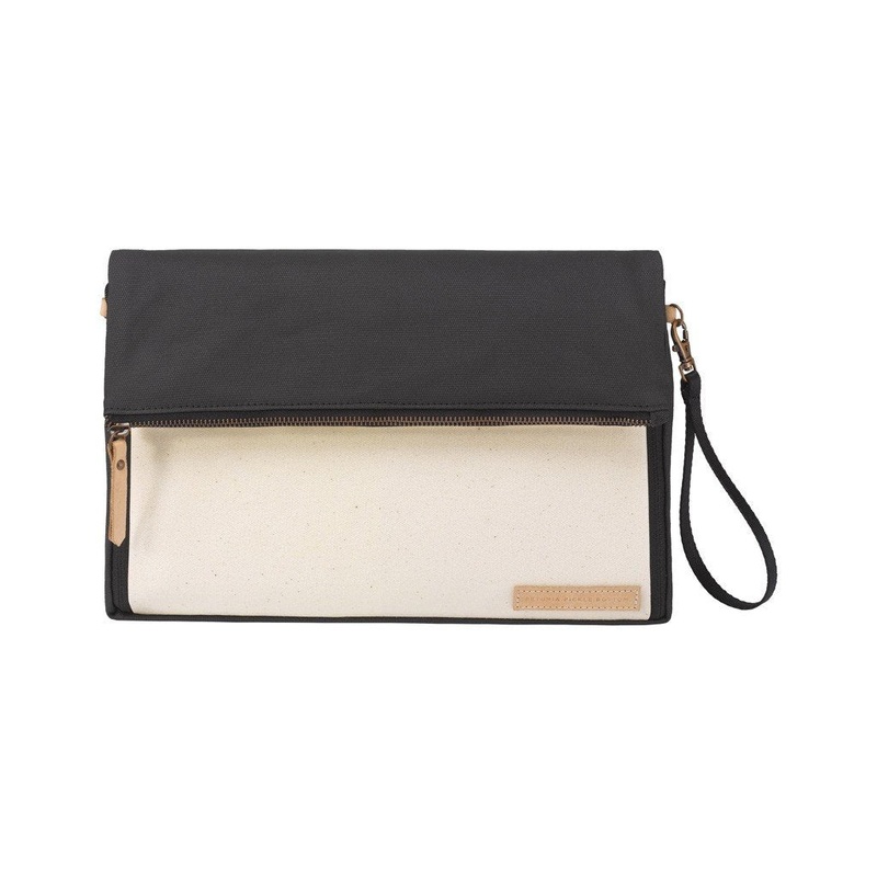 Crossover Clutch – Birch + Black by Petunia Pickle Bottom