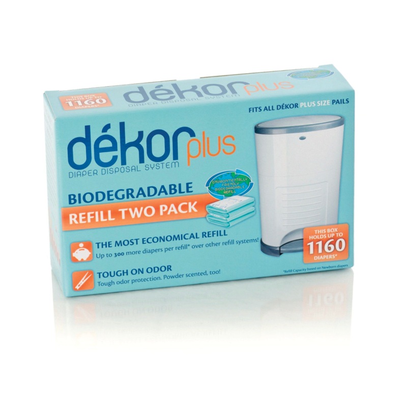 Diaper Dekor Plus – 2 Pack Refill Biodegradable