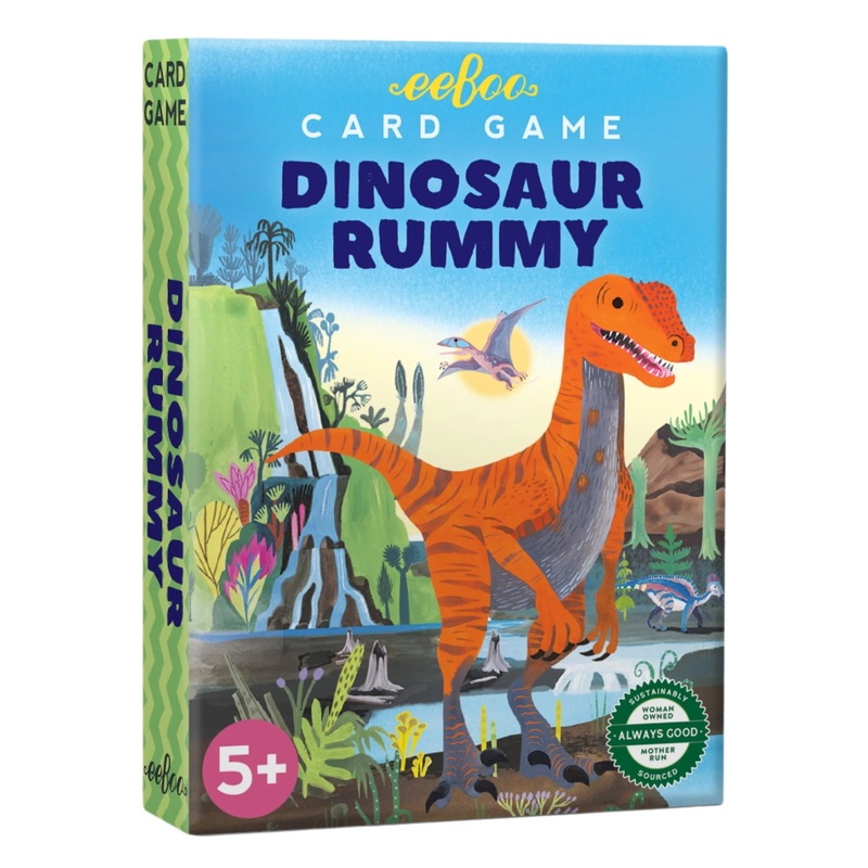 Dinosaur Rummy Card Game by Eeboo