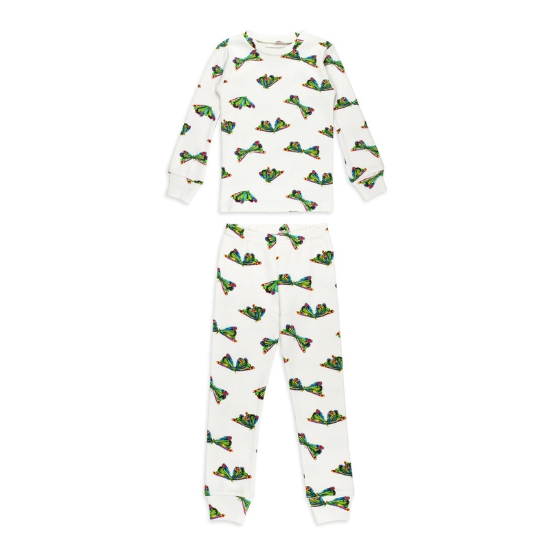 Organic Kids Long Sleeve Pajama Set – The Very Hungry Caterpillar/Butterfly by Loved Baby