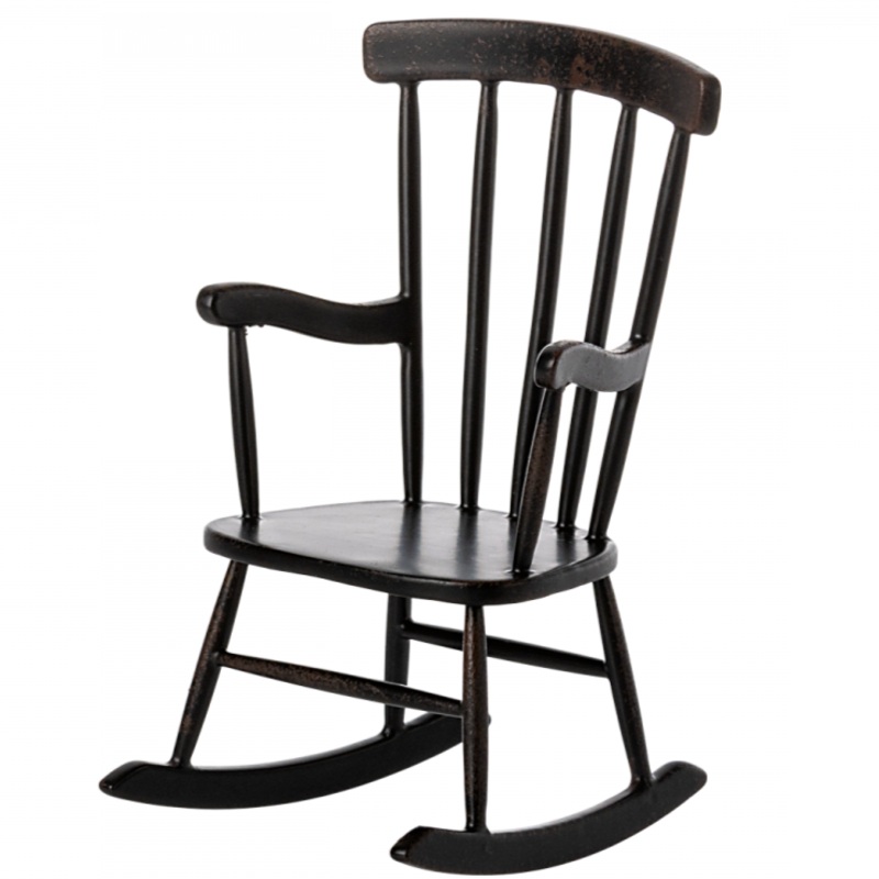 Rocking Chair, Mouse – Anthracite by Maileg