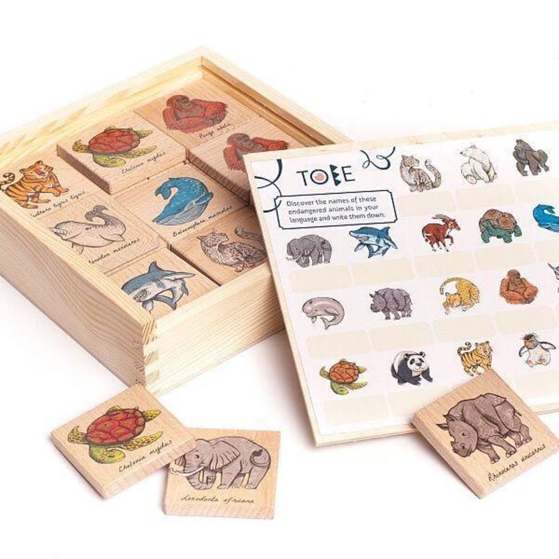 Wooden Memo Animals by Little Poland Gallery