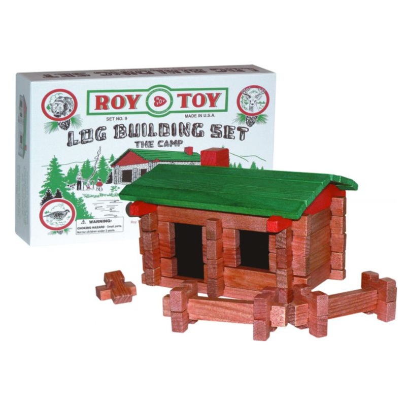 1930’s Original Camp Log Building Set by Roy Toy