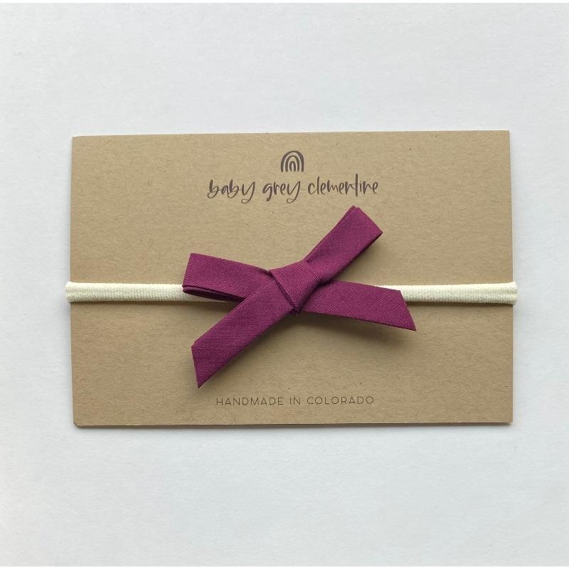 Gertie Headband – Plum by Baby Grey Clementine