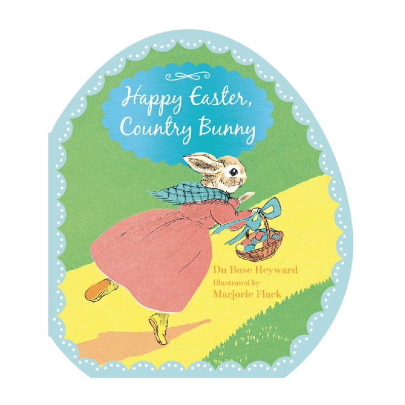 Happy Easter Country Bunny – Shaped Board Book