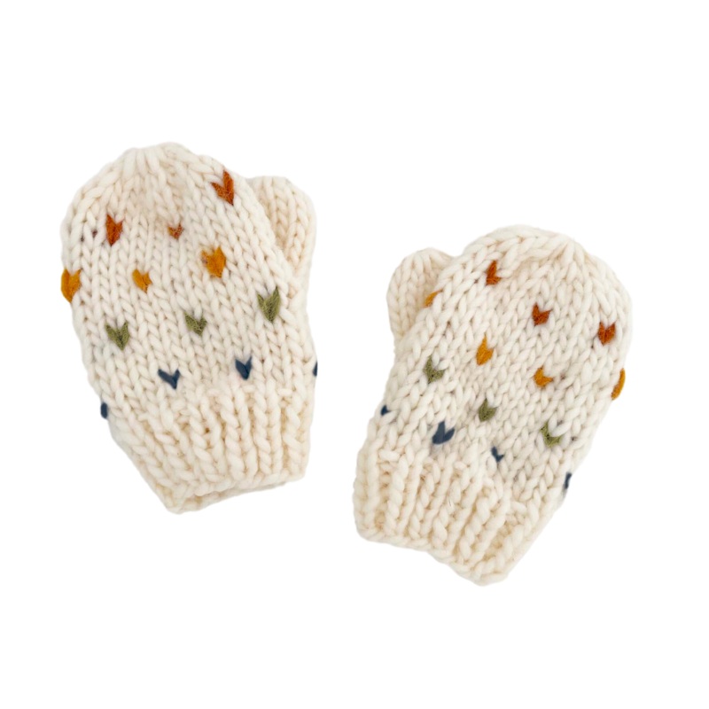 Sawyer Hand Knit Mittens – Retro by The Blueberry Hill
