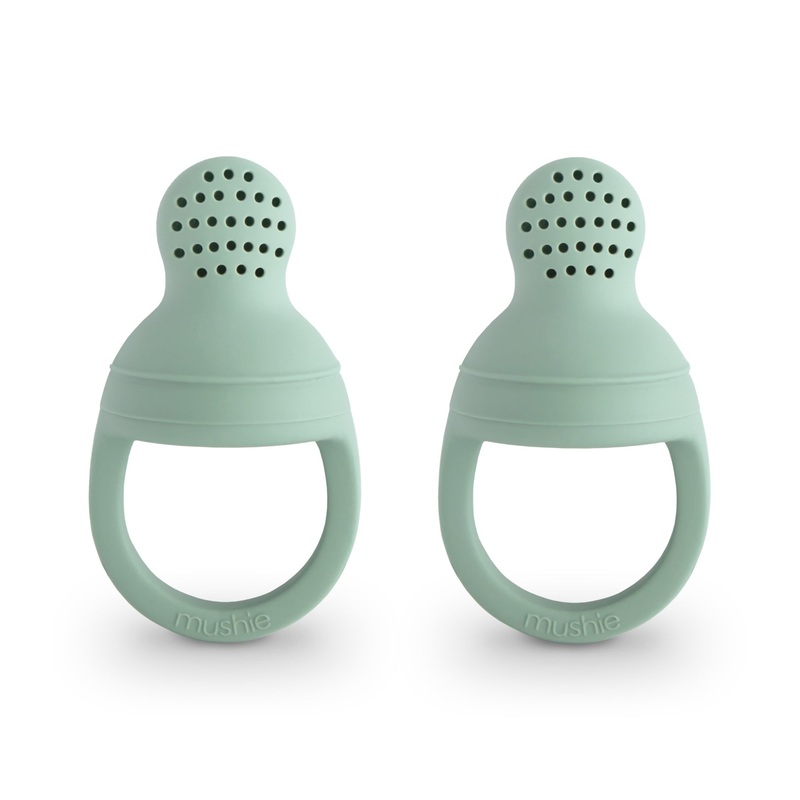 Silicone Fresh Feeder 2 Pack – Cambridge Blue by Mushie & Co