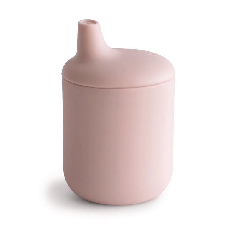 Silicone Sippy Cup – Blush by Mushie & Co