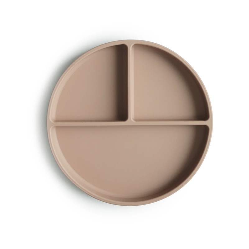 Silicone Suction Plate – Natural by Mushie & Co
