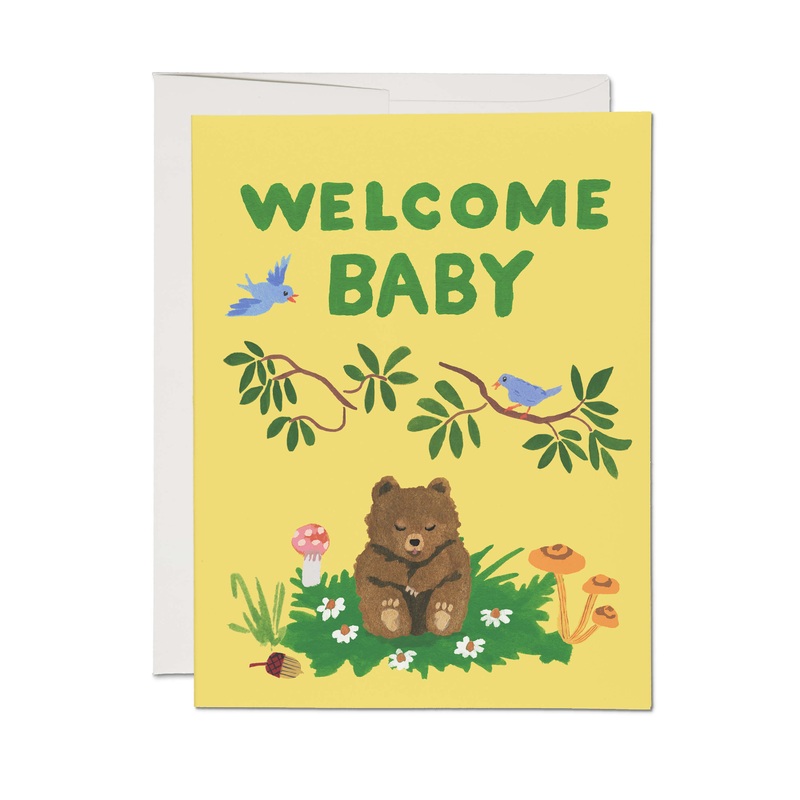 Baby Cub Card by Red Cap Cards