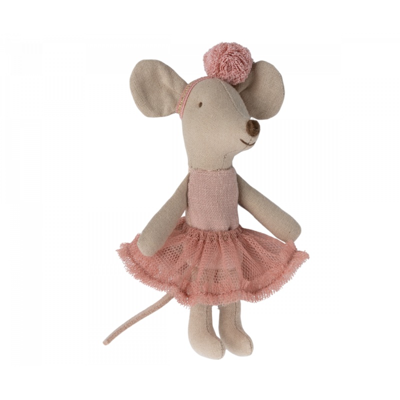 Ballerina Mouse, Little Sister – Rose by Maileg