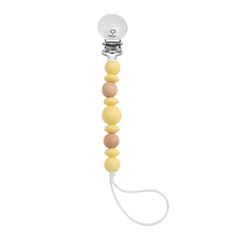 Luna Pacifier Clip – Sun by Loulou Lollipop