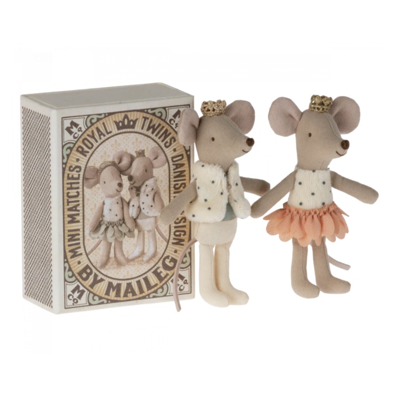 Royal Twins in Box, Little Brother and Sister – Rose by Maileg